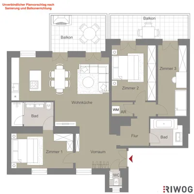 4-Zimmer-Wohnung kaufen in Wien – 90,4 m², € 399.000 – Bild 30 von 31