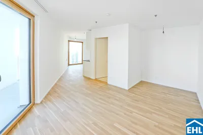 Sonnwendviertel: 1-Zimmer-Wohnung mit Balkon in der 4. Etage - Fitnessraum, Co-Working & Rooftop-Terrasse inklusive! – Bild 2