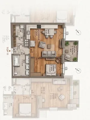 2-Zimmer-Wohnung kaufen in Baden – 67 m², € 495.000 – Bild 7 von 7