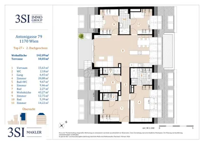 5-Zimmer-Wohnung kaufen in Wien – 142,09 m², € 1.534.000 – Bild 10 von 11