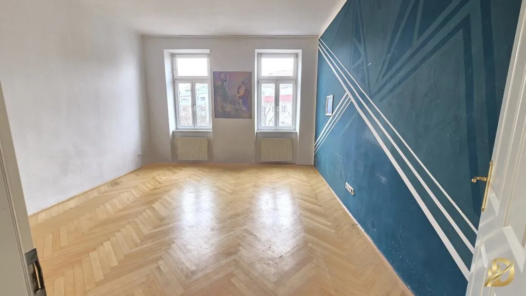 Unsaniert 2 Zi. Wohnung, vierter Stock ohne Lift - Ansicht 2