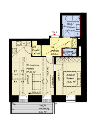 2-Zimmer-Wohnung kaufen in Wien – 57 m², € 449.000 – Bild 21 von 21