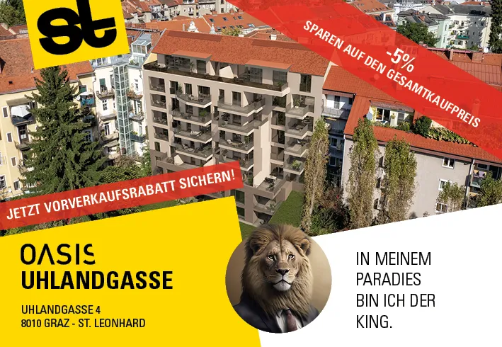 3-Zimmerwohnung mit südseitiger Loggia in Graz-St. Leonhard | Erstbezug, Provisionsfrei! - Widok 2