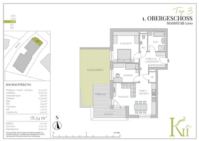 3-Zimmer-Wohnung mieten in Urfahr-Umgebung – 79 m², € 1.404 – Bild 4 von 16