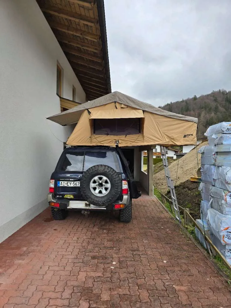 dilling schlafsack Erstlings- 1.0 TOG Reisebericht Dachzelten in Österreich Montageadapter Color:Stripe Cacao
