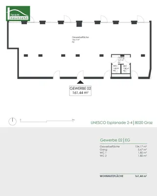 Gewerbeimmobilie mieten in Graz – 161 m², € 1.840 – Bild 12 von 12