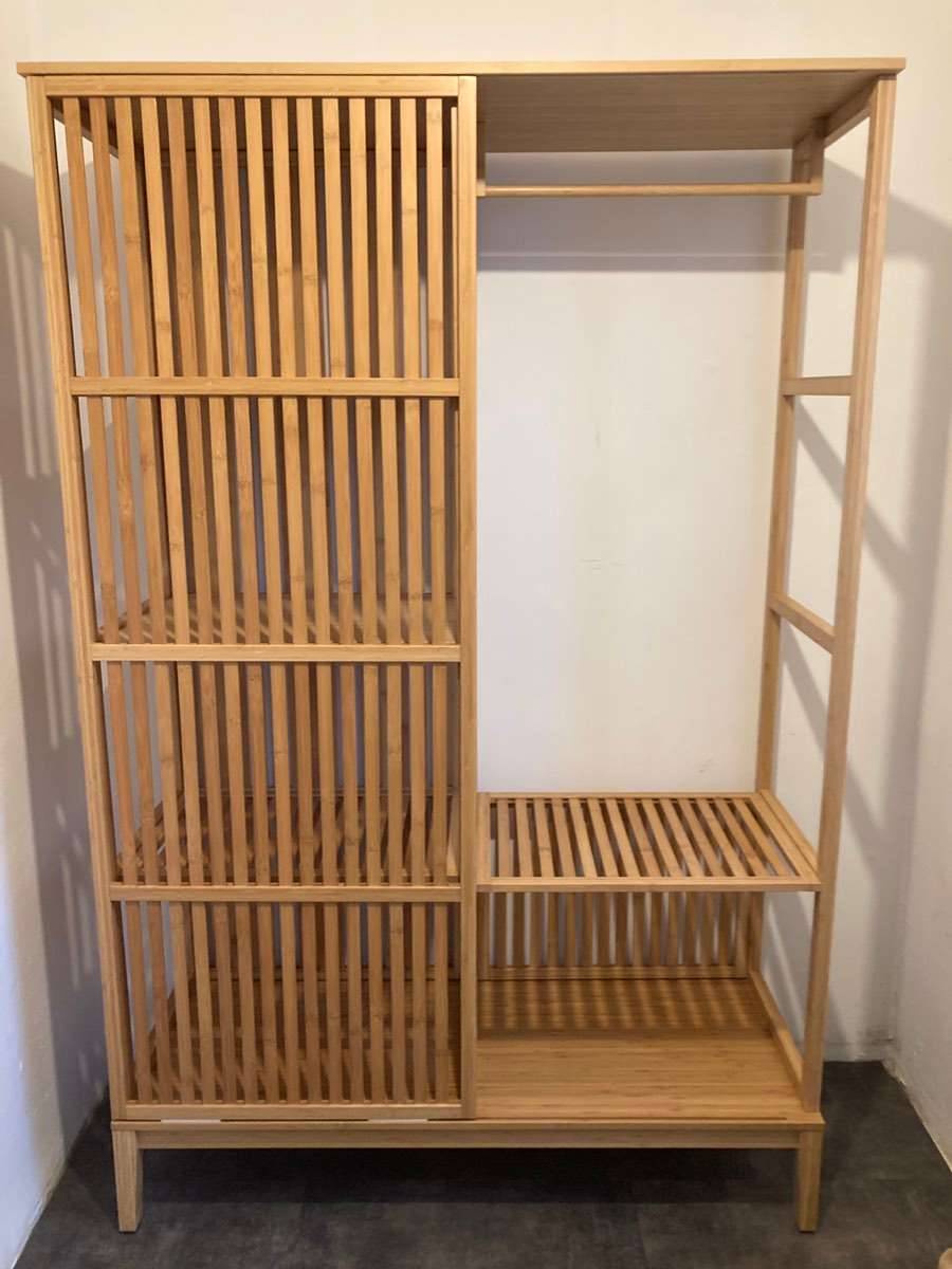 IKEA Nordkisa Kleiderschrank Bambus,  199,- (8580 Kflach) - willhaben