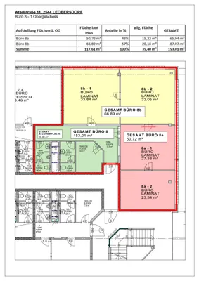 2-Zimmer-Gewerbeimmobilie mieten in Baden – 66 m², € 857 – Bild 5 von 5