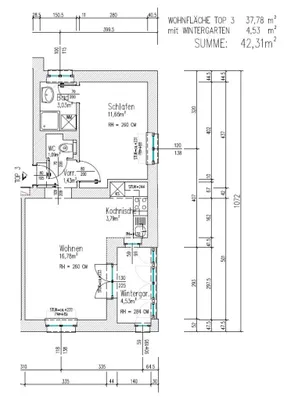 2-Zimmer-Wohnung mieten in Linz – 43 m², € 776 – Bild 12 von 12