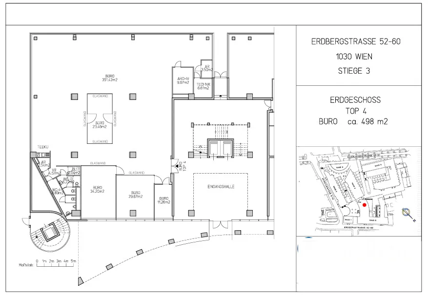 Modernes Büro im Wohnpark-Erdberg - Ansicht 3