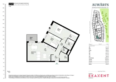 3-Zimmer-Wohnung mieten in Wien – 75,95 m², € 1.799 – Bild 8 von 8