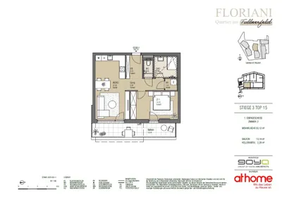 2-Zimmer-Wohnung kaufen in Tulln – 55,12 m², € 247.000 – Bild 36 von 36