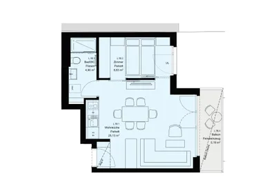 2-Zimmer-Wohnung kaufen in Wien – 37 m², € 249.000 – Bild 6 von 6