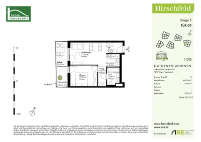 2-Zimmer-Wohnung kaufen in Wien – 46 m², € 269.000 – Bild 27 von 27