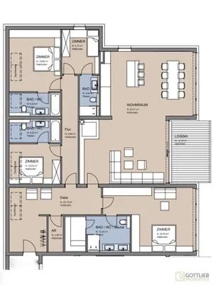 5-Zimmer-Wohnung kaufen in Zell am See – 187,79 m², € 2.489.500 – Bild 37 von 37