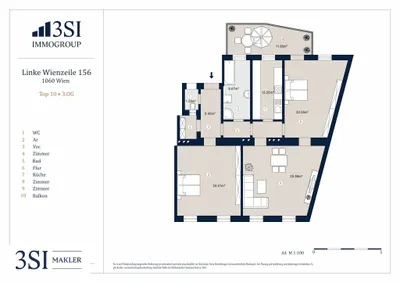 3-Zimmer-Wohnung kaufen in Wien – 104,47 m², € 485.000 – Bild 15 von 15