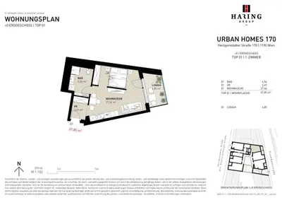 1-Zimmer-Wohnung kaufen in Wien – 37,85 m², € 259.500 – Bild 7 von 7
