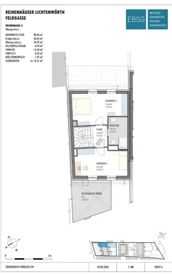 3-Zimmer-Haus mieten in Wiener Neustadt Land – 91,16 m², € 1.362 – Bild 3 von 6