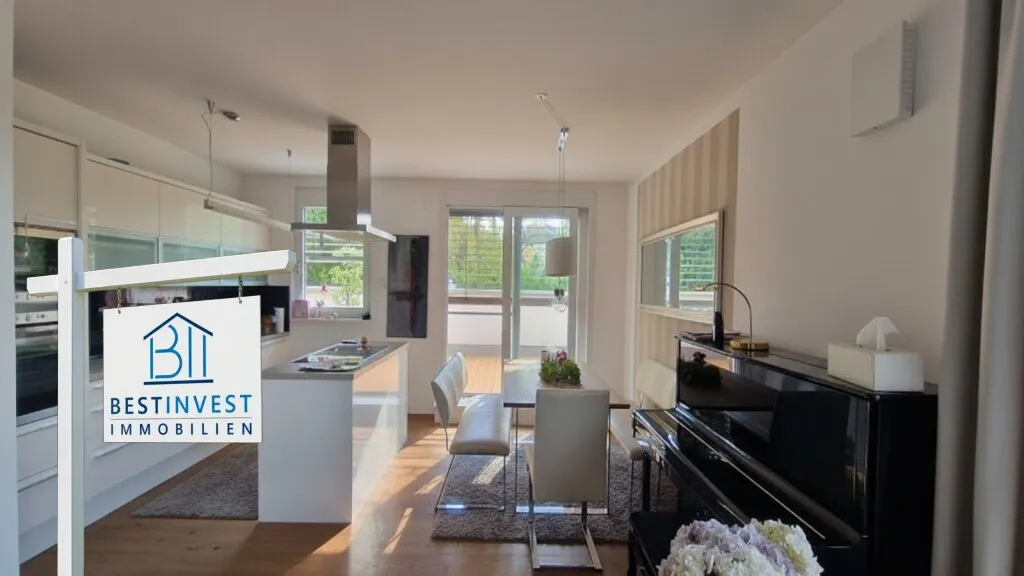 Business People aufgepasst; Neuwertige 4-Zi, 91m² WFL, 54m² Terrasse, 2 Carport! - Ansicht 3