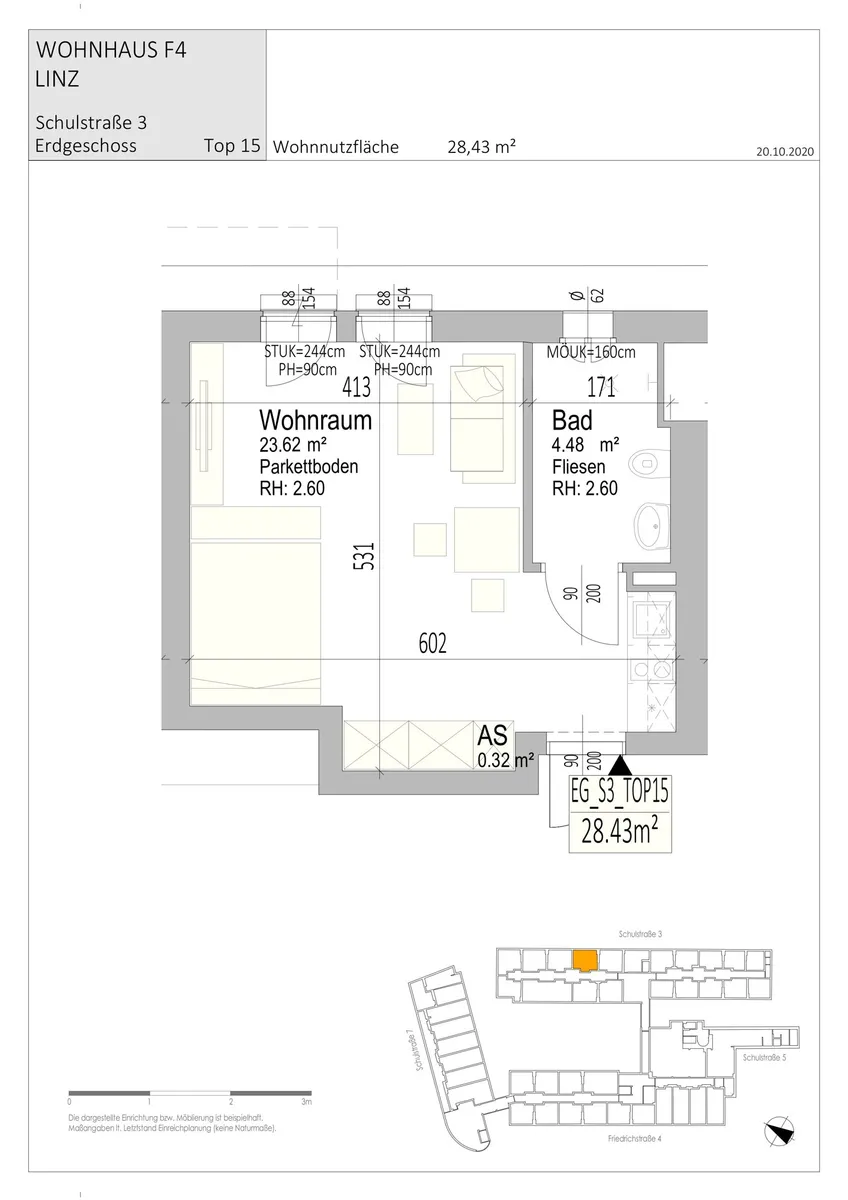 1- Zimmer City Apartment Urfahr | Dein smarter Start in Linz | verfügbar ab 1. Oktober - Ansicht 2