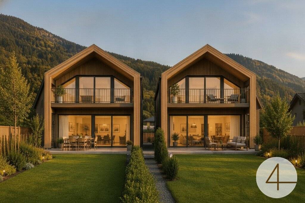 Wohnen wie im Urlaub - Stilvolles Einfamilienhaus im modernen Chalet-Stil Individuell Planbar - Widok 2