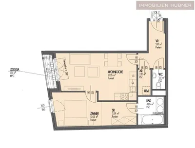 2-Zimmer-Wohnung mieten in Wien – 50,96 m², € 1.239 – Bild 10 von 12