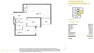 3-Zimmer-Wohnung kaufen in Wien – 71,21 m², € 367.330 – Bild 6 von 8