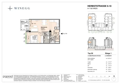 2-Zimmer-Wohnung kaufen in Wien – 43,53 m², € 303.800 – Bild 11 von 11