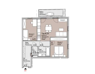 3-Zimmer-Wohnung kaufen in Wien – 62,84 m², € 400.000 – Bild 12 von 12