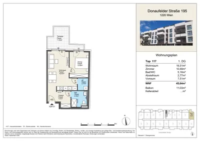 2-Zimmer-Wohnung kaufen in Wien – 45,75 m², € 319.000 – Bild 9 von 11