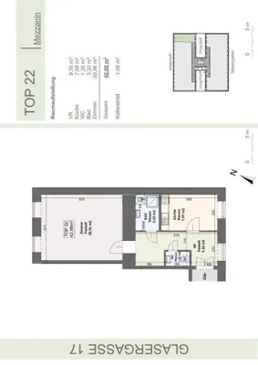1-Zimmer-Wohnung kaufen in Wien – 42,98 m², € 255.000 – Bild 9 von 9