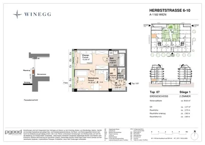 2-Zimmer-Wohnung kaufen in Wien – 39,53 m², € 228.200 – Bild 11 von 11