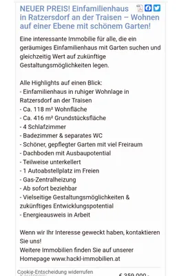 5-Zimmer-Haus kaufen in Sankt Pölten – 118 m², € 359.000 – Bild 4 von 11