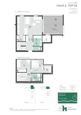 3-Zimmer-Wohnung kaufen in Wels – 87,17 m², € 480.798 – Bild 3 von 10