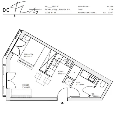 1-Zimmer-Wohnung mieten in Wien – 32,32 m², € 895 – Bild 14 von 15