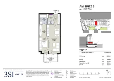 2-Zimmer-Wohnung kaufen in Wien – 50,05 m², € 282.400 – Bild 7 von 7