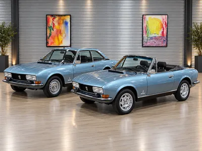 Peugeot 504 Coupé & Cabriolét V6 (idente Fahrkombinatio...