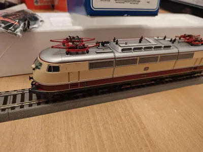 鉄道模型 ROCO DB E03 002 63745 Roco 63745 E-Lok DB E03 002 mit Digitaler Schnittstelle NEU, € 168