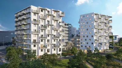 2-Zimmer-Neubauwohnung im Erstbezug mit Balkon direkt am Park – Bild 2