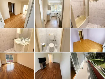 Helle 3 Zimmer Wohnung mit Balkon in ruhiger Lage, Nähe Schloss Neugebäude