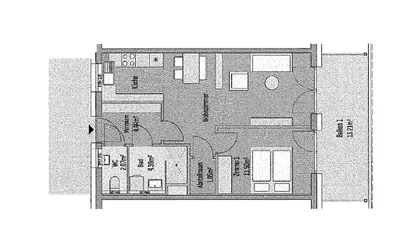 2-Zimmer-Wohnung mieten in Graz – 48 m², € 900 – Bild 10 von 10