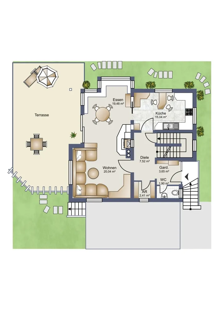 Nahezu energieautarkes Haus - Ansicht 2
