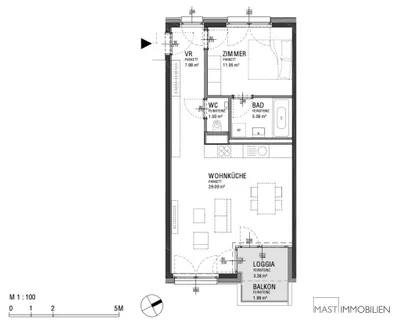 2-Zimmer-Wohnung kaufen in Wien – 59,01 m², € 374.000 – Bild 10 von 10