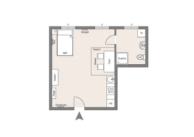 1-Zimmer-Wohnung mieten in Wien – 24 m², € 900 – Bild 6 von 6