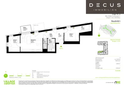 3-Zimmer-Wohnung mieten in Wien – 69,31 m², € 1.549 – Bild 8 von 8
