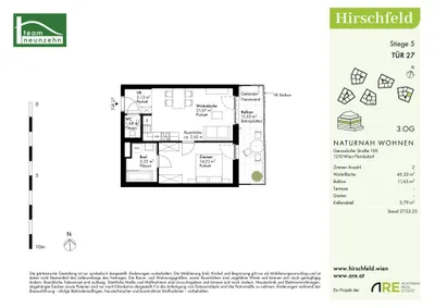 2-Zimmer-Wohnung kaufen in Wien – 45,32 m², € 271.000 – Bild 28 von 28