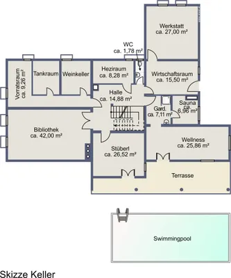6-Zimmer-Immobilie kaufen in Tulln – 283 m², € 1.750.000 – Bild 16 von 18