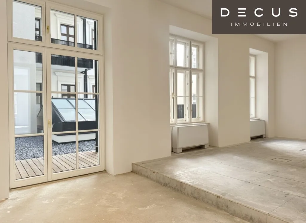 | Top-Standort beim Rathaus - urban, präsent, optimal vernetzt | Altbaubüro mit Terrasse - Ansicht 3