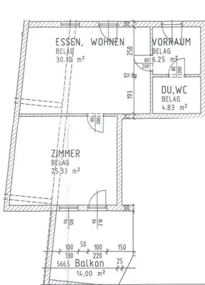 2-Zimmer-Wohnung mieten in Jennersdorf – 66,51 m², € 670 – Bild 2 von 9