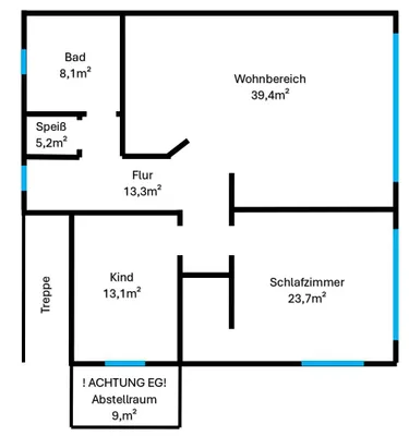 3-Zimmer-Wohnung kaufen in Braunau am Inn – 100 m², € 305.000 – Bild 4 von 9